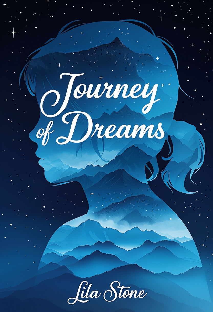 Journey of Dreams Minimalist Illustration EBook Cover