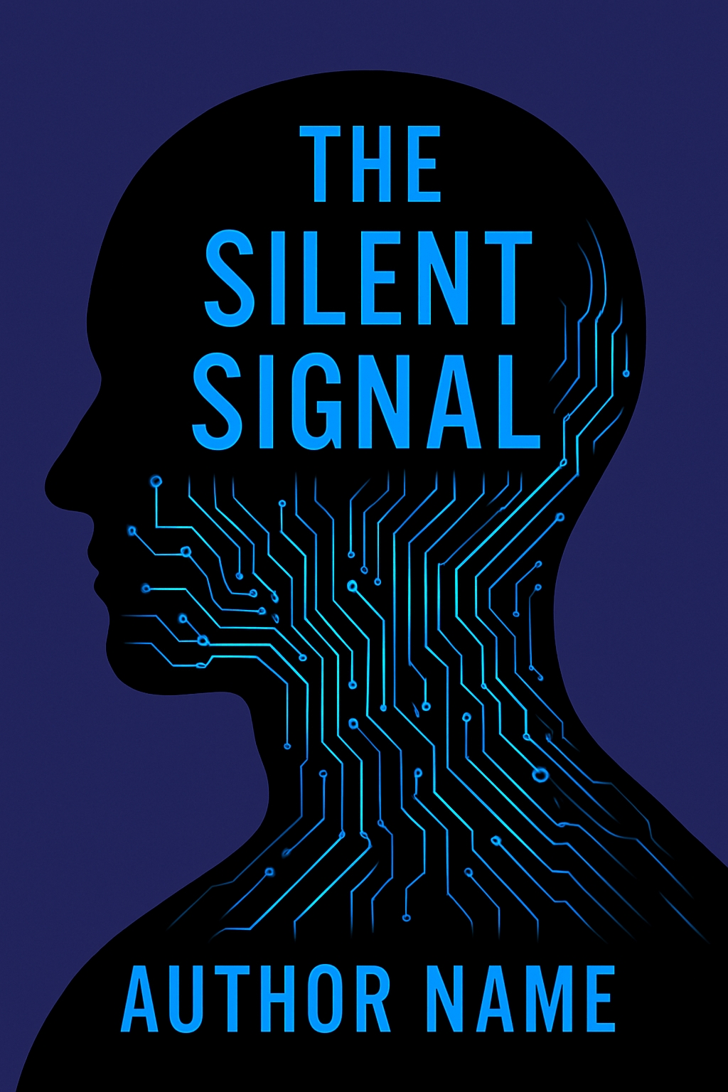 The Silent Signal: A Modern Tech-Inspired EBook Cover
