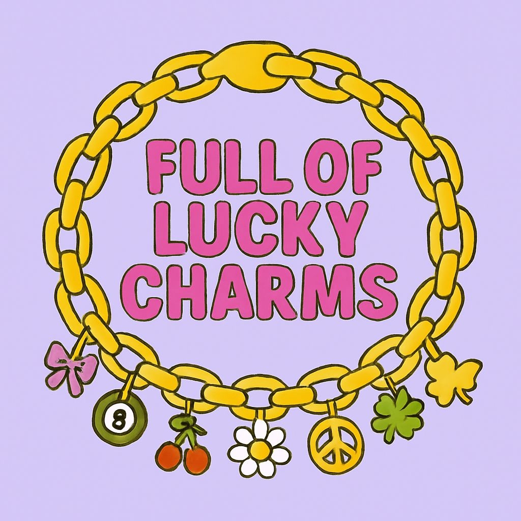 Full of Lucky Charms Playful Cartoon T-Shirt