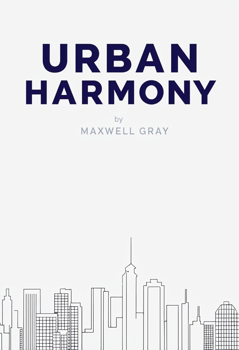 Urban Harmony Minimalist City Skyline eBook Cover