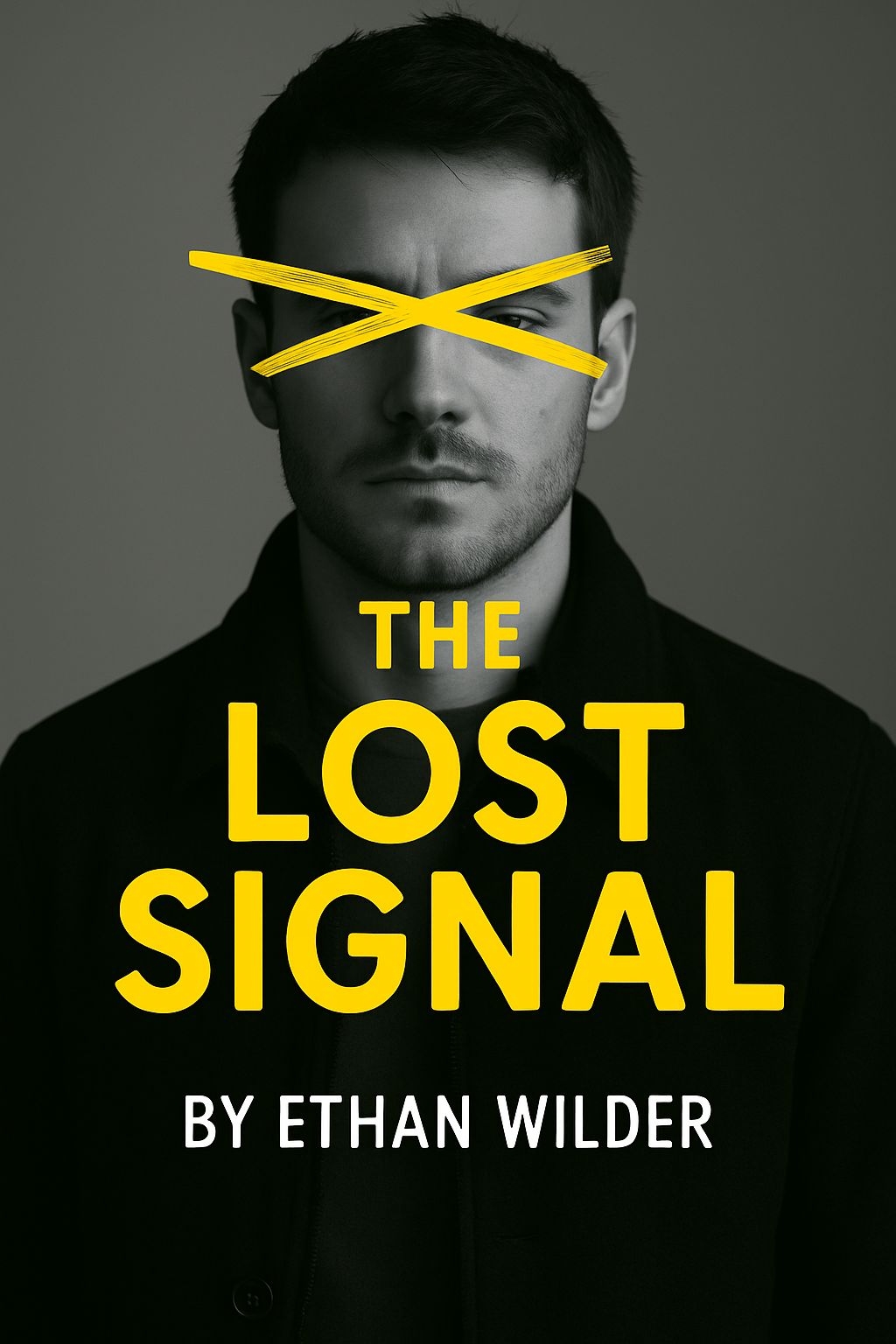 The Lost Signal Grayscale Portrait EBook Cover