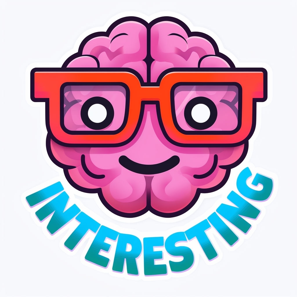 Cheerful Cartoon Brain Character with Glasses and Interesting Text Mug