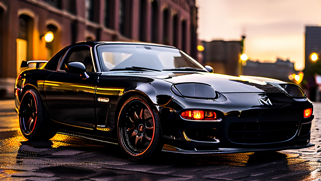 Black and gold Mazda RX 7 by ILauch - Playground