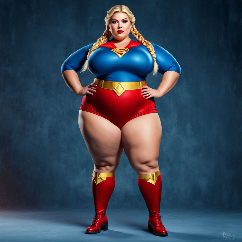 Obese wonder woman dc character