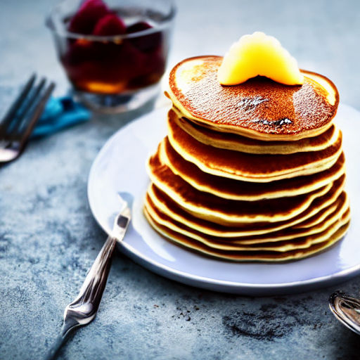 Stack of pancakes with a spiritual twist 4k high definition by Sammy Playground