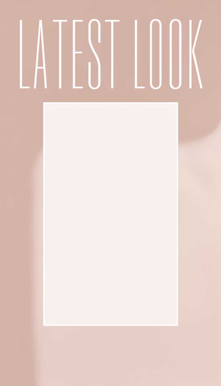 Minimalist Latest Look Template for Fashion Gallery Social Media Post
