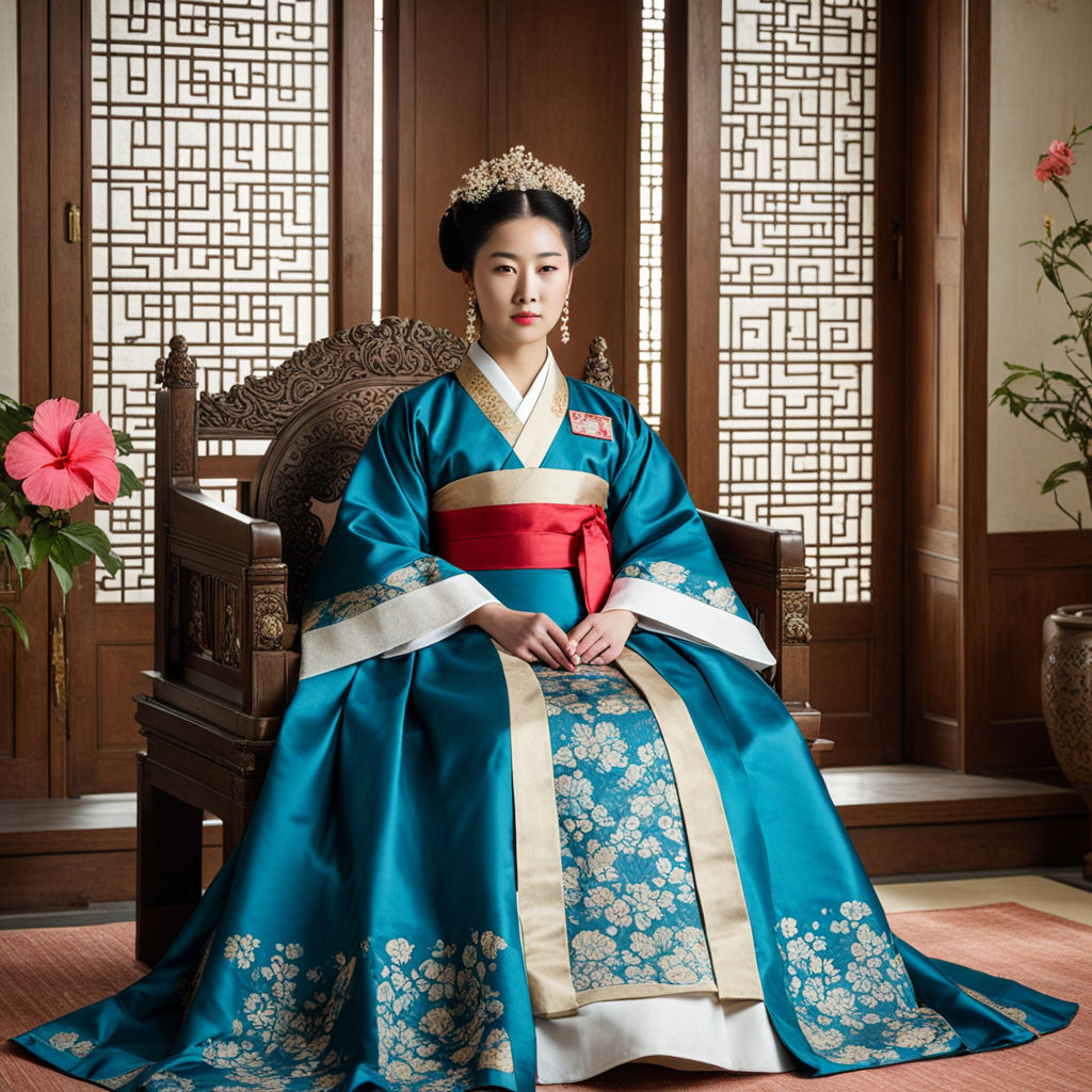 Portrait of Queen Seondeok of Silla by 룡셰리 (Sherry) - Playground