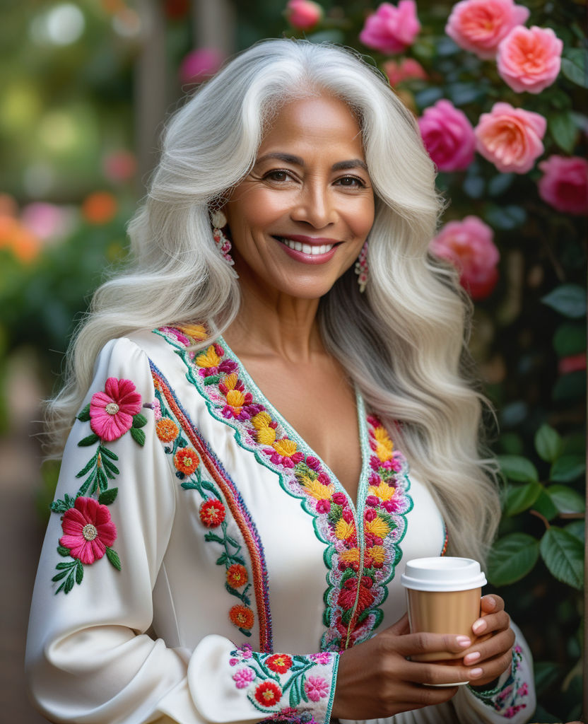 Beautiful 60-year-old woman