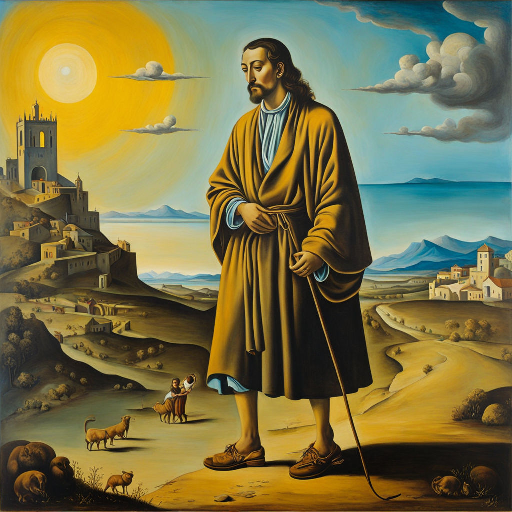 An oil painting "The Return of the Prodigal Son" in the styl... by ...