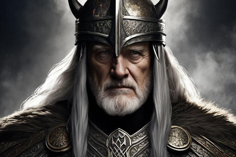 Visualize A Gothic Portrait Of Anthony Hopkins As Odin By Wordson Playground