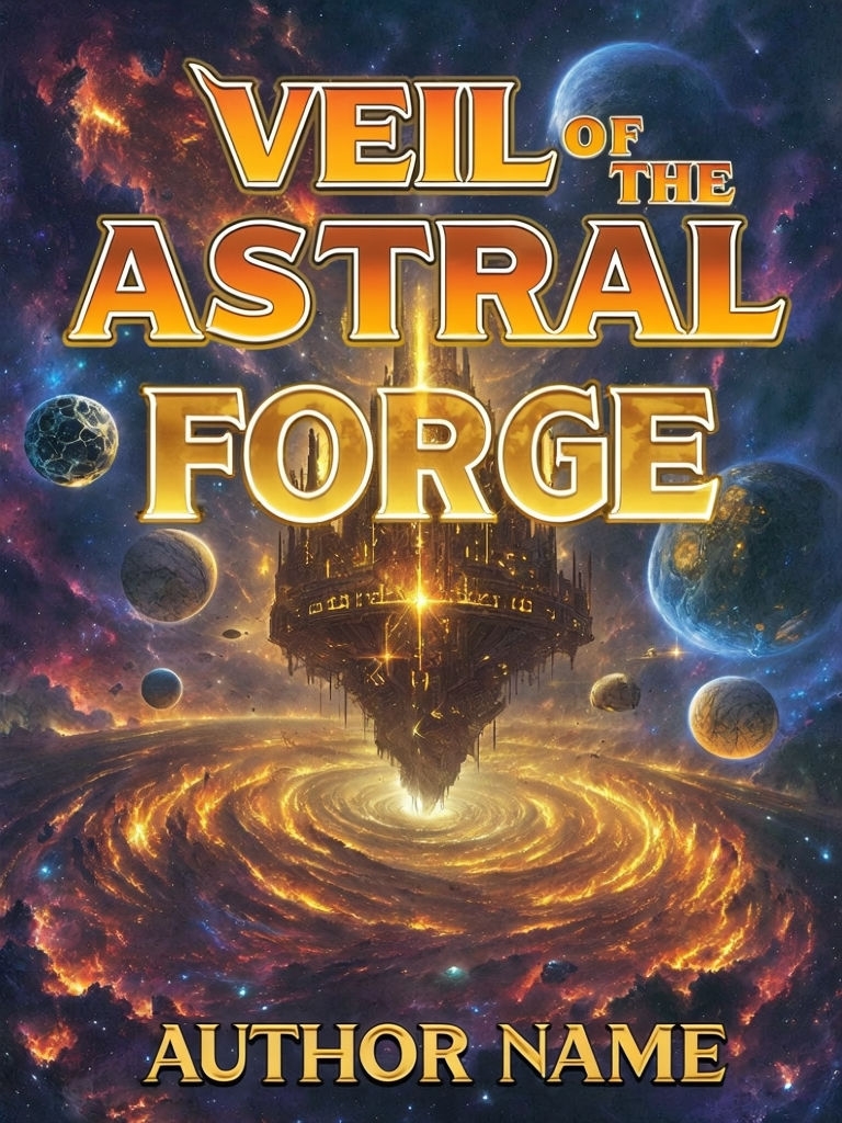 Veil of the Astral Forge Cosmic Fantasy EBook Cover
