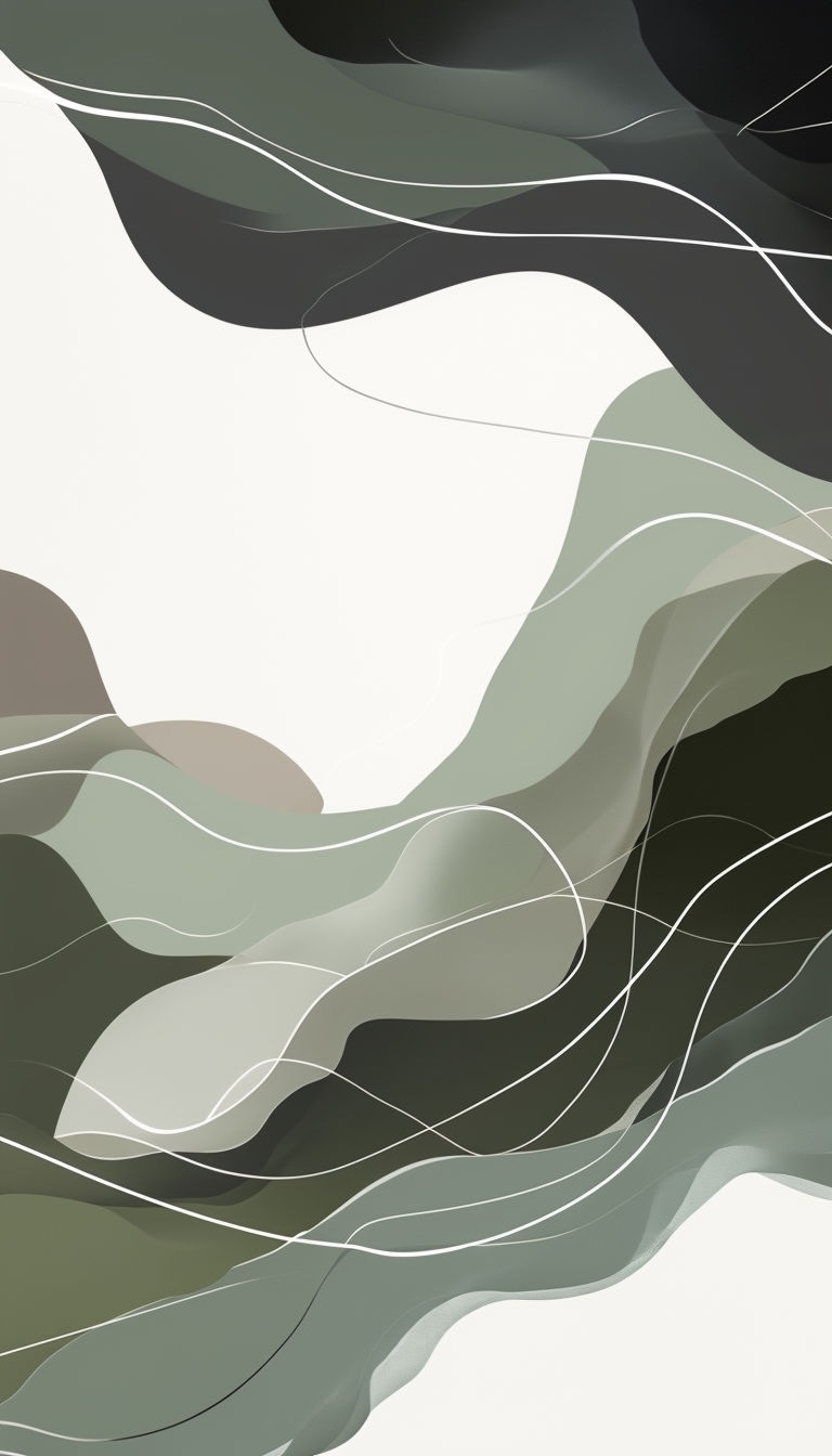 Muted Earth Tones Abstract Organic Shapes Phone Case Cover