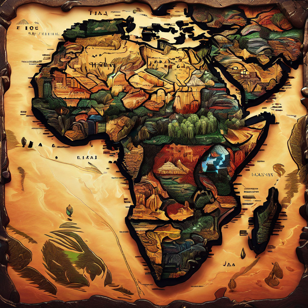 Map of africa by Yohannes Tefera - Playground