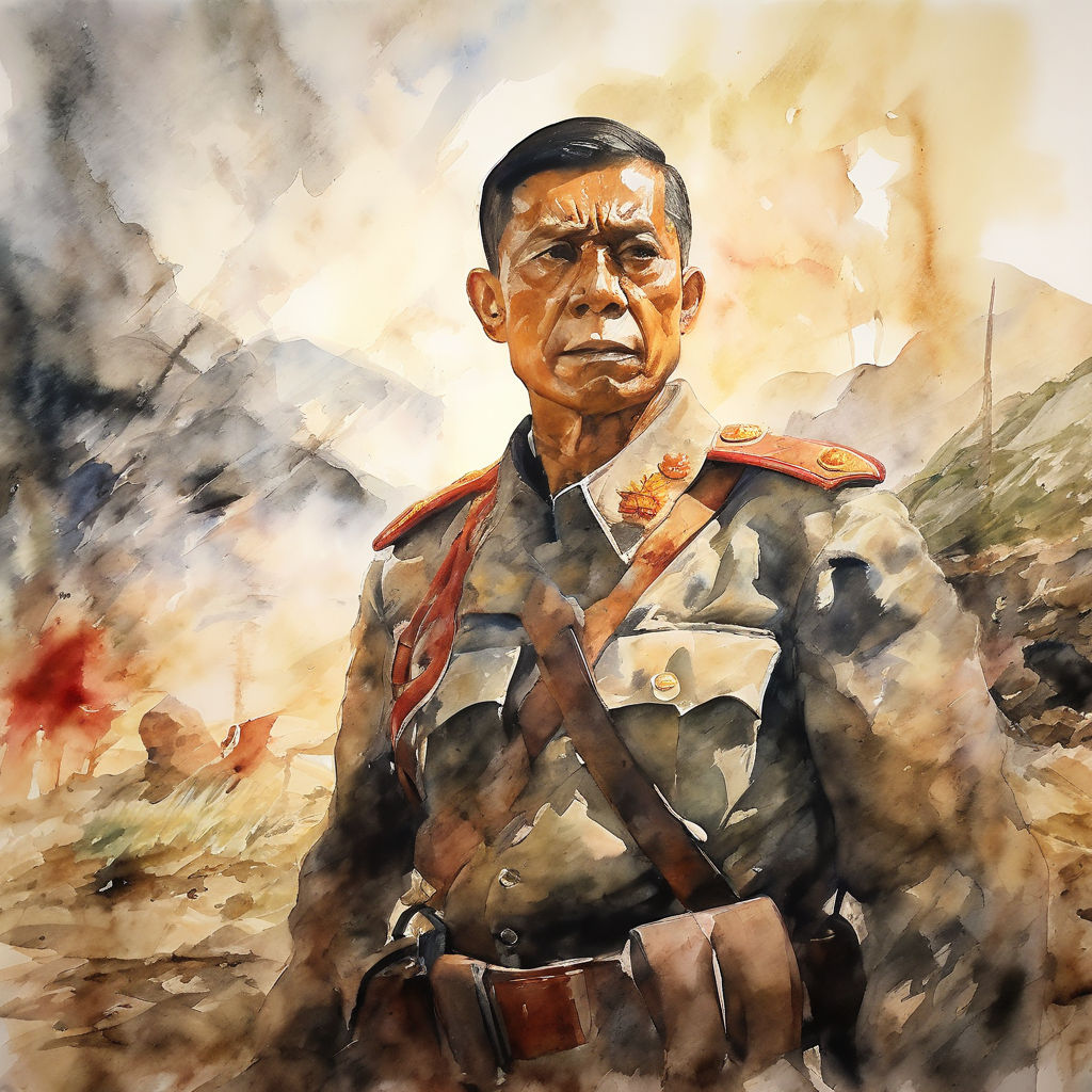 A visceral scene depicts General Gregorio 