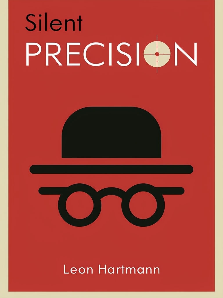 Silent Precision Minimalist Book Cover Design for EBook Cover