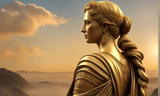 STOIC WOMAN 4K REALISTIC STOICISM STATUE STICKS FROM THE BAC... by ...