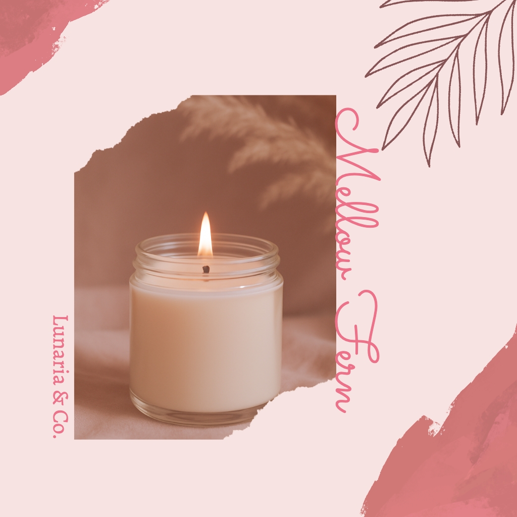 Elegant Mellow Form Candle Advertisement by Lunaria & Co. Instagram Posts