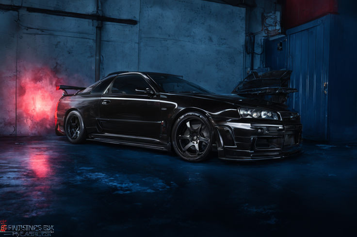 Nissan Skyline Gtr R34 as a pictogram by Semir Horoz - Playground