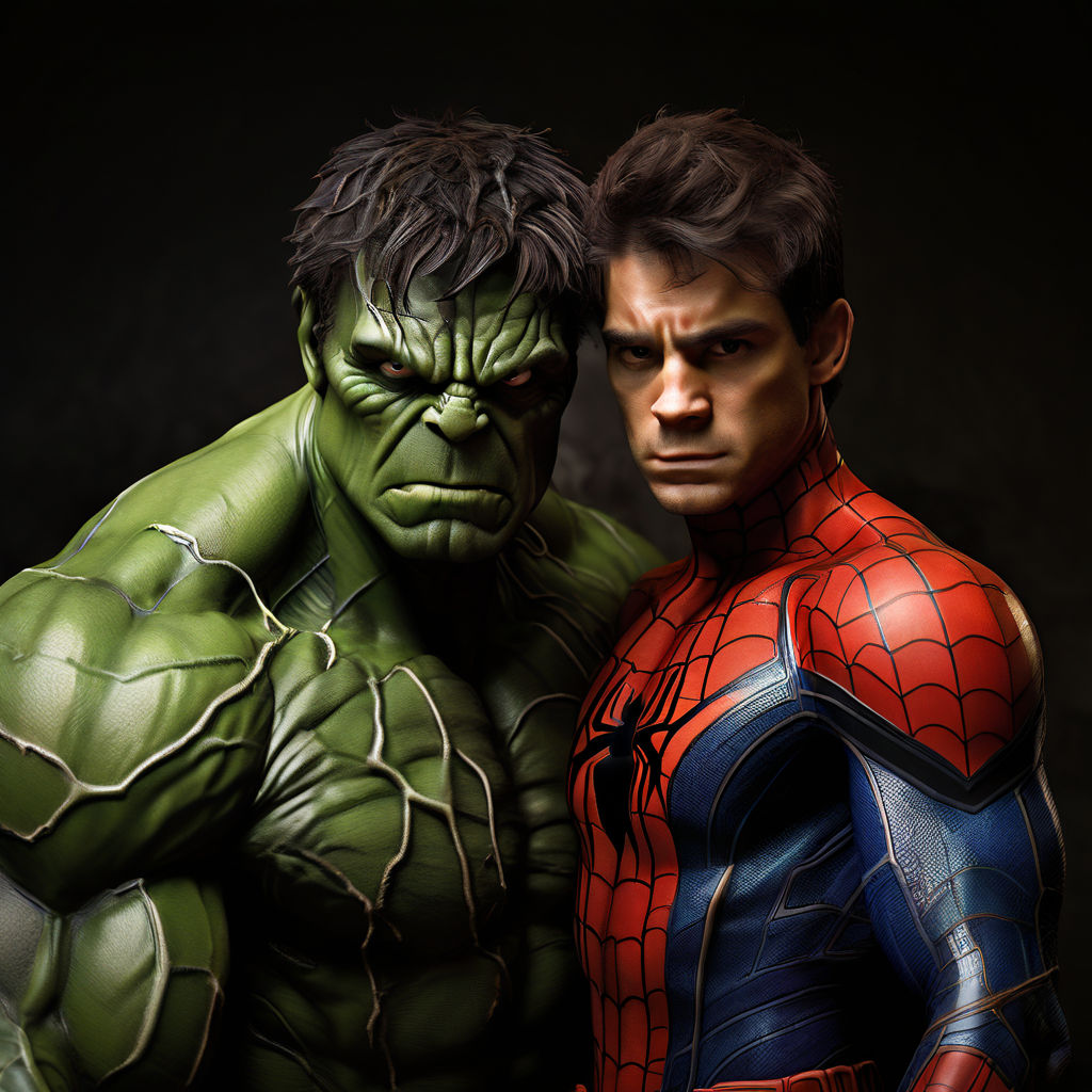 Hulk+ spider man by Aman Anime - Playground