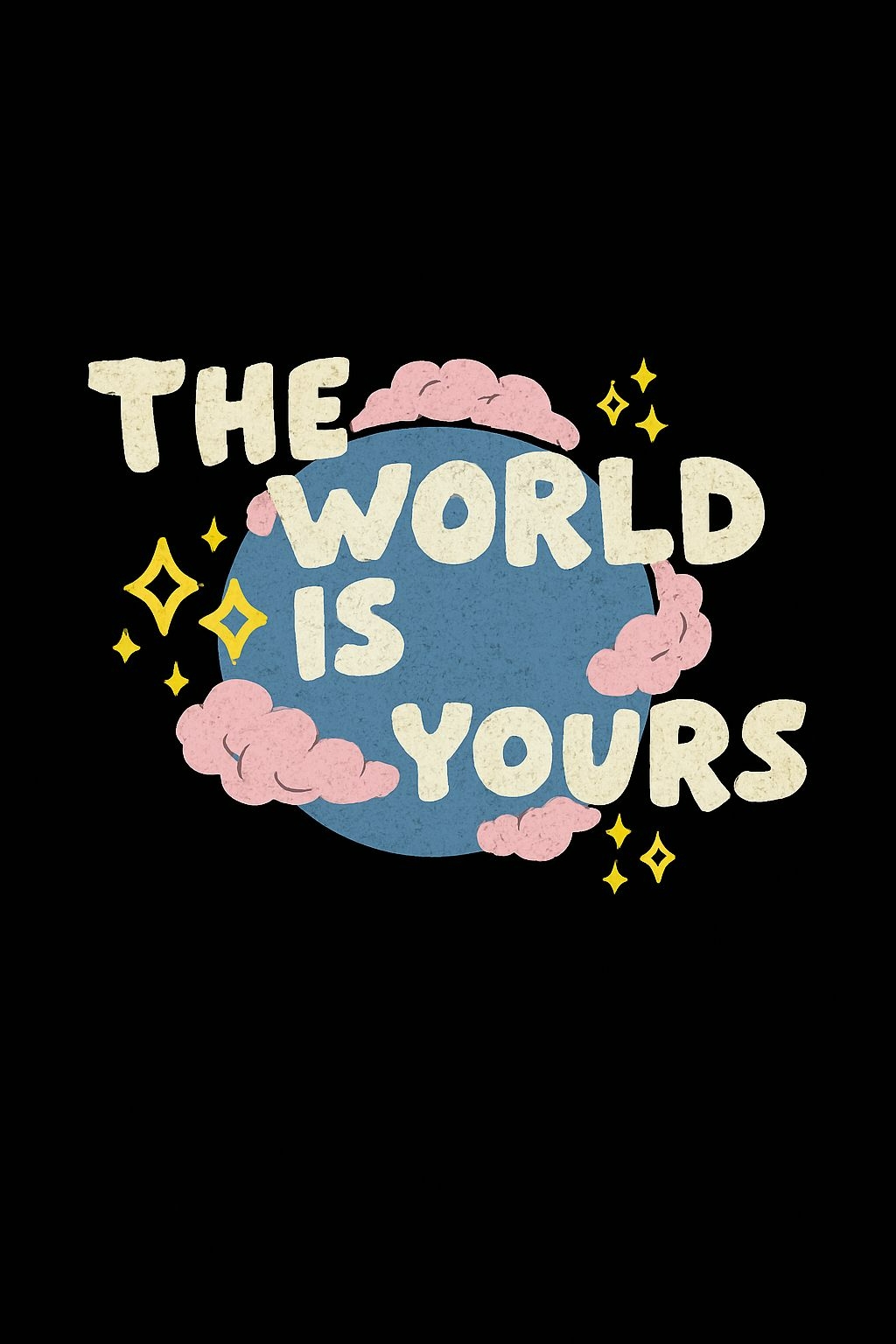 The World Is Yours Retro Cartoon T-Shirt