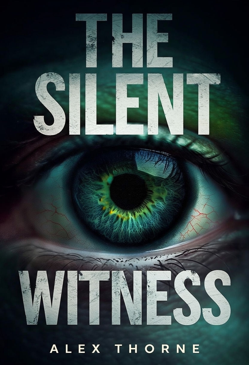 The Silent Witness Striking Eye Cover Art by Alex Thorne EBook Cover