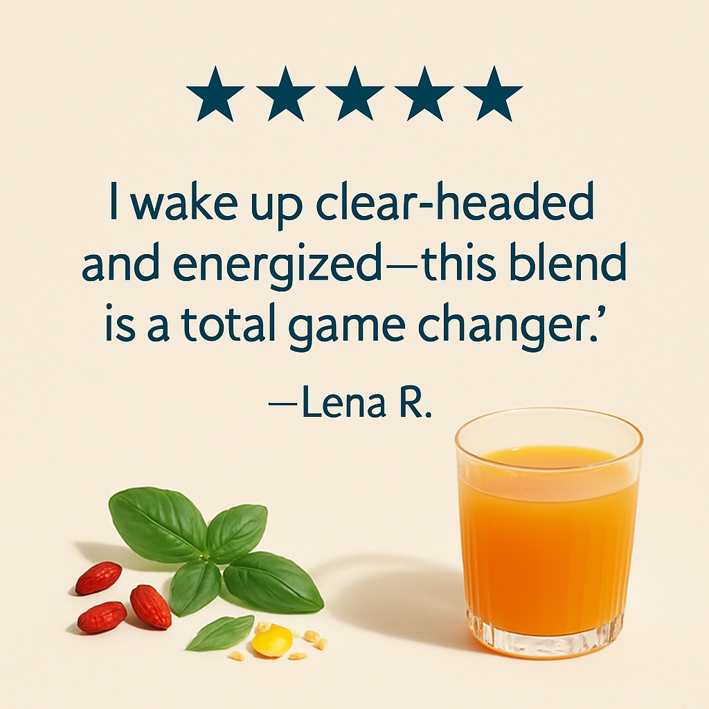 Modern Minimalist Healthy Lifestyle Quote with Fresh Elements Ad