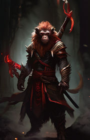 DND 5e demonic wukong monkey king warlock using dark spells ... by ...