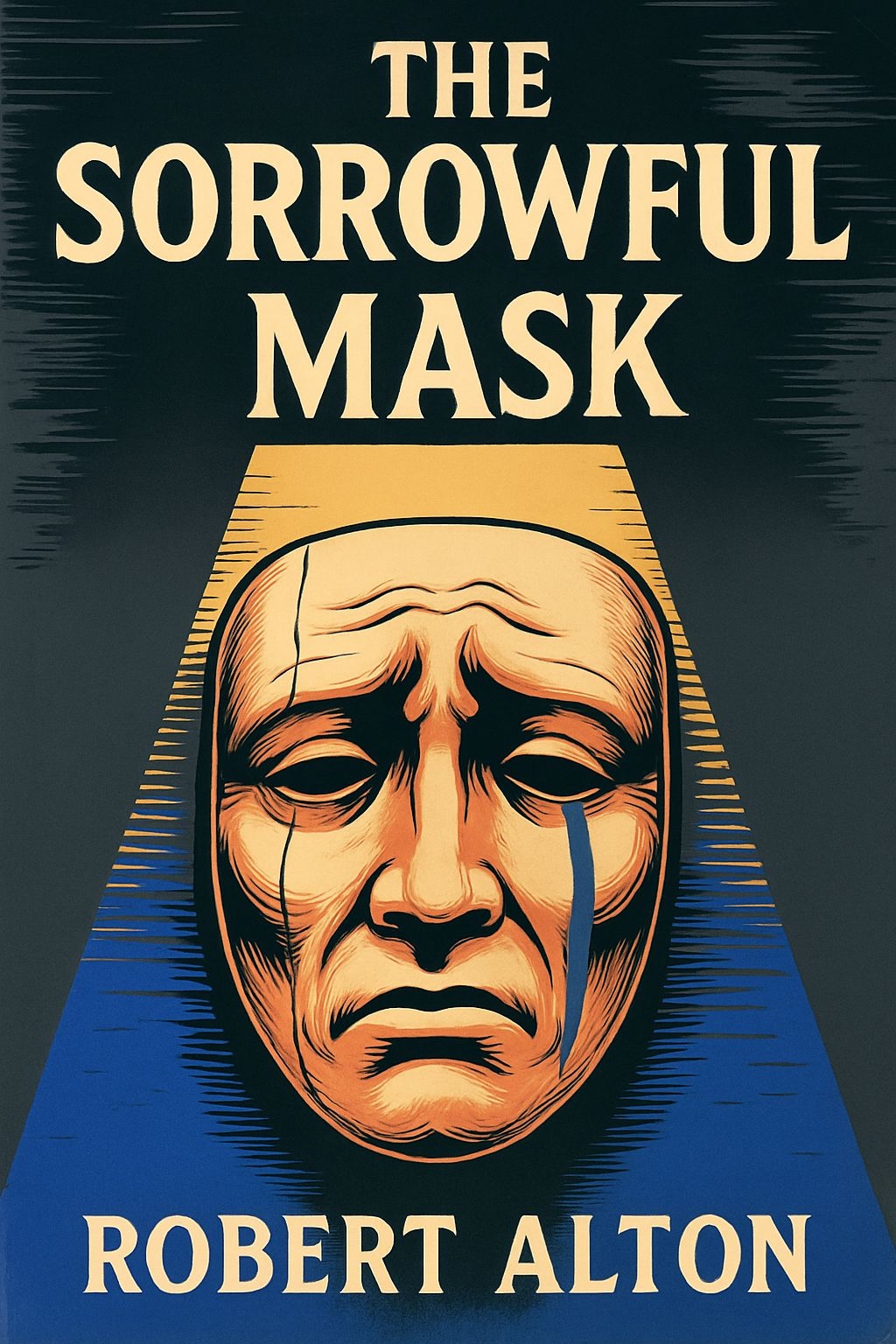 The Sorrowful Mask Dramatic Book Cover Design by Robert Alton EBook Cover
