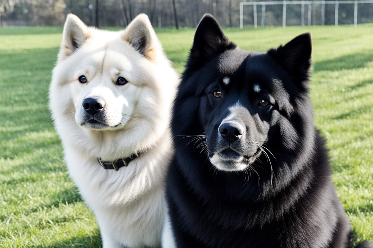 Black Shiba Inu with white eyebrows by 구나은 - Playground