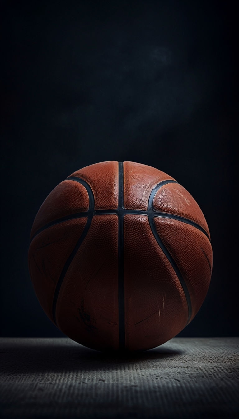 Minimalist Still Life Basketball Photography for Phone Case Cover