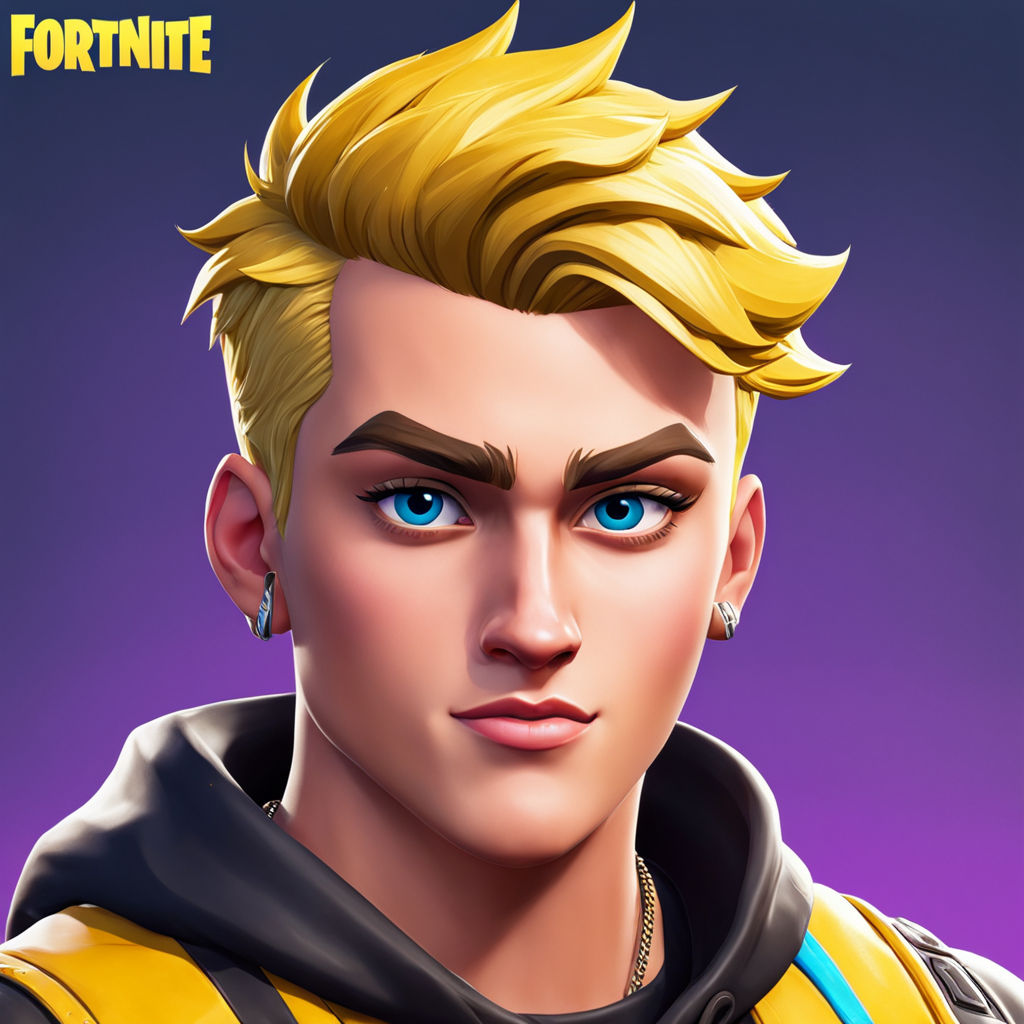 Create me a fortnite character that looks like jake paul aga... by ...