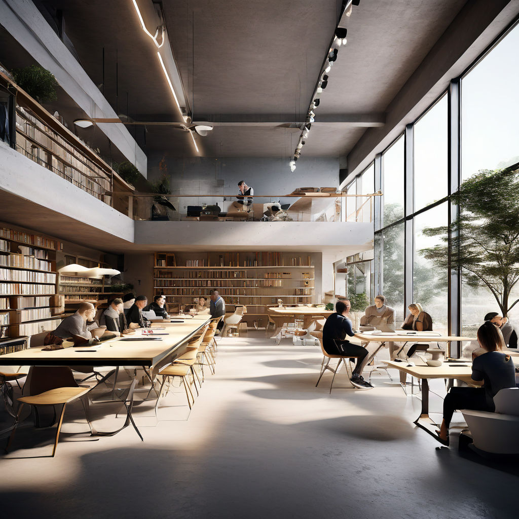 An interior design for an architectural studio for architect... by