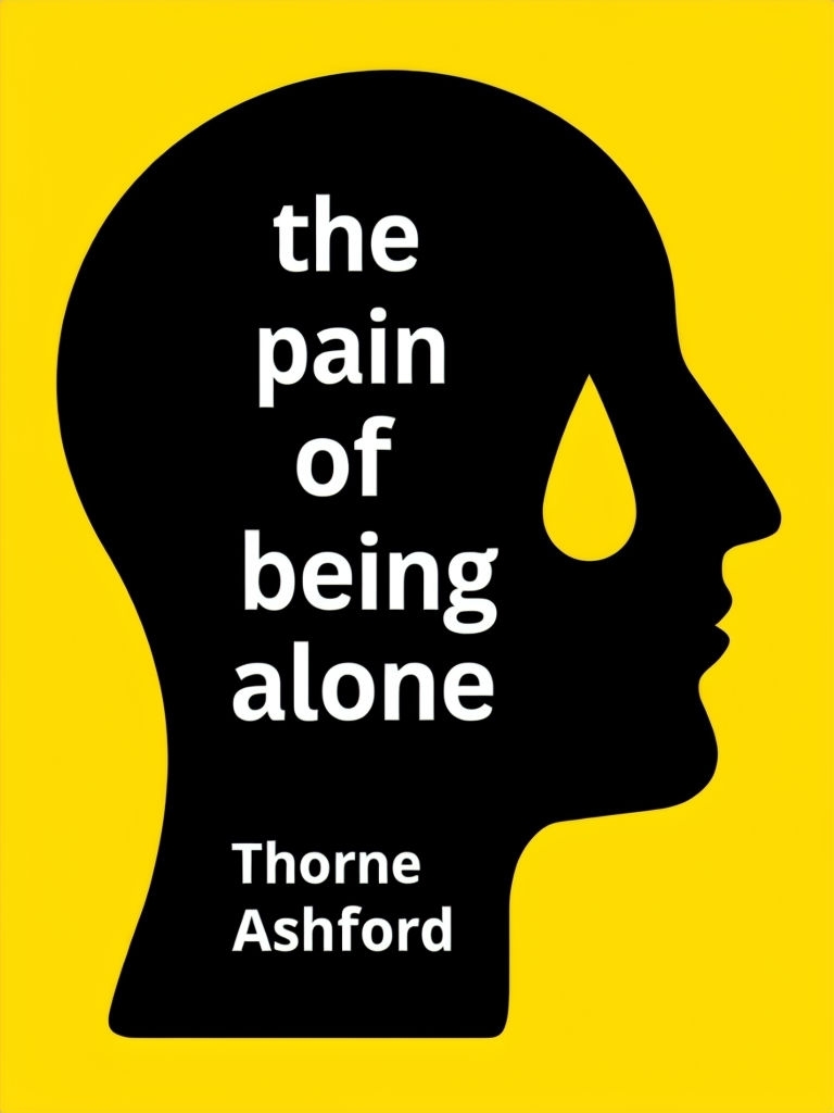 Minimalist Graphic Design of Human Profile with Bold Colors EBook Cover