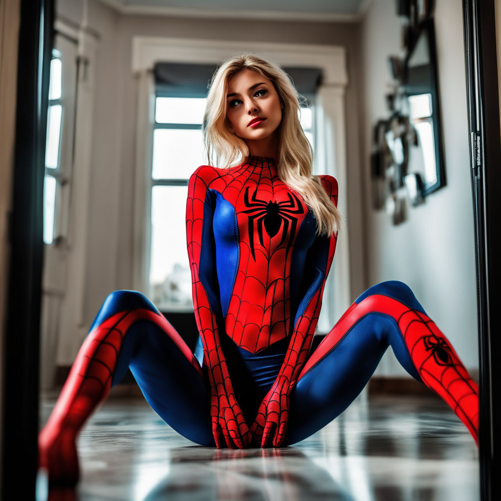 Spider Woman Posing