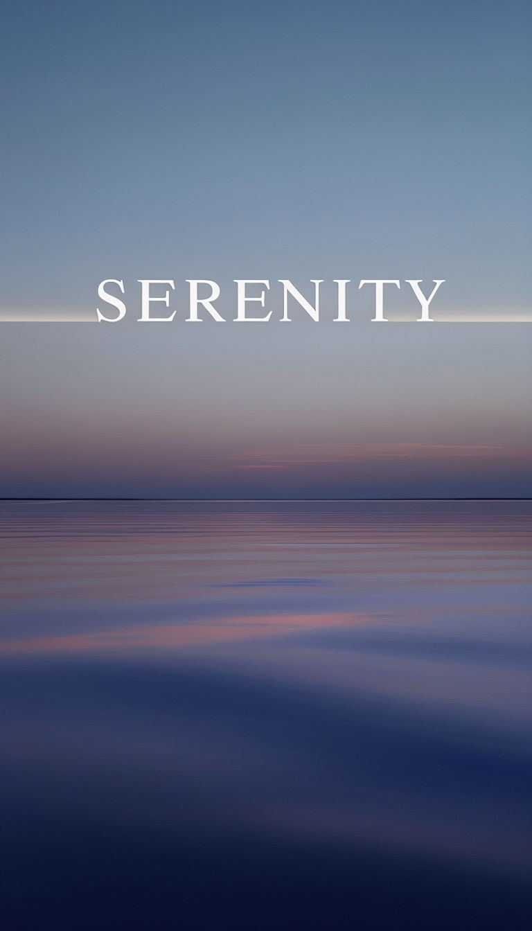 Twilight Serenity Body of Water Reflection Photographic Art Social Media Post