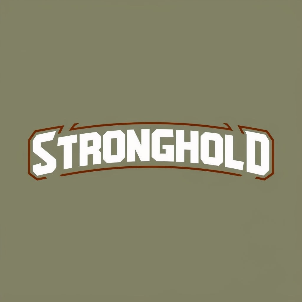 Minimalist Stronghold Outdoor Equipment Logo Design