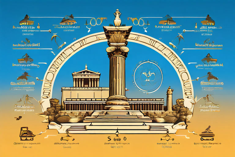 Ancient greek HIERARCHY symbols infographic by alba lin - Playground