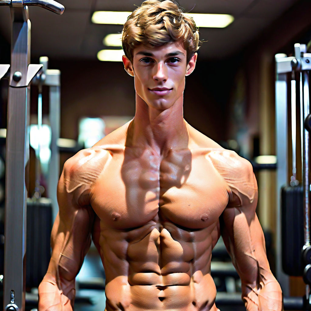 Looking shredded with four packs - Playground