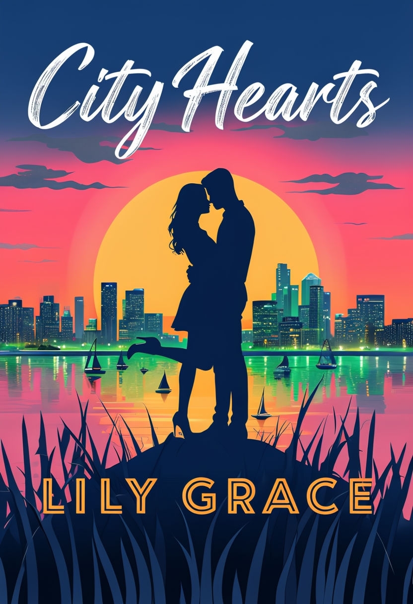 Romantic City Hearts Book Cover Design by Lily Grace EBook Cover