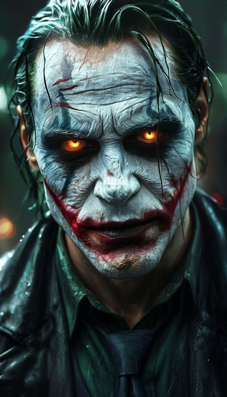 Sinister Joker-Inspired Character Portrait Art