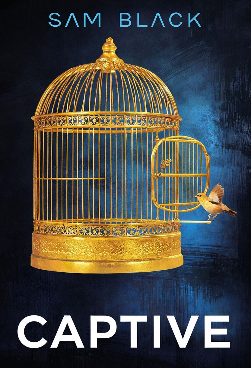 Captive Ornate Birdcage EBook Cover Design