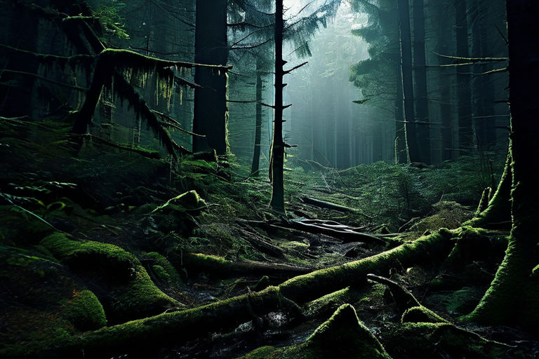 The forest floor crunched underfoot by Aditya Paul - Playground