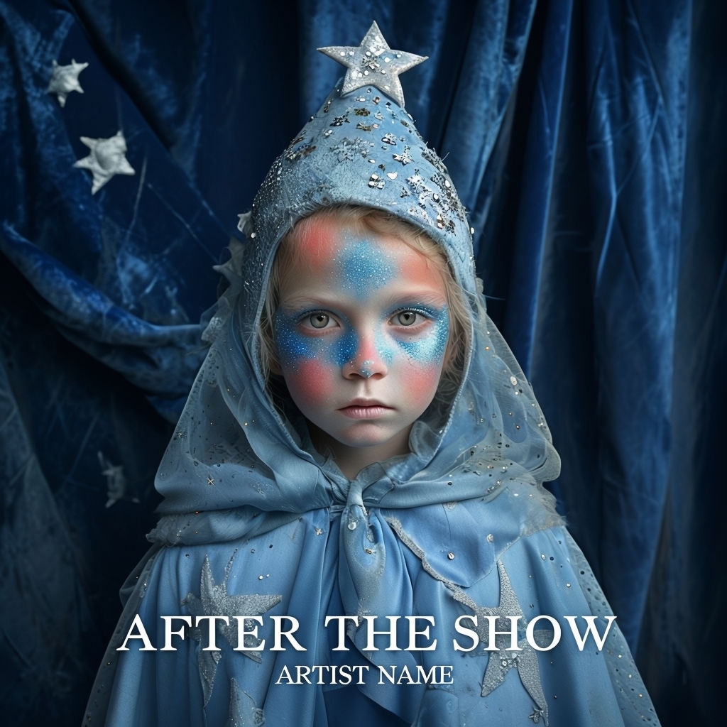 Whimsical Child Fantasy Portrait with Ethereal Costume Spotify Album Cover