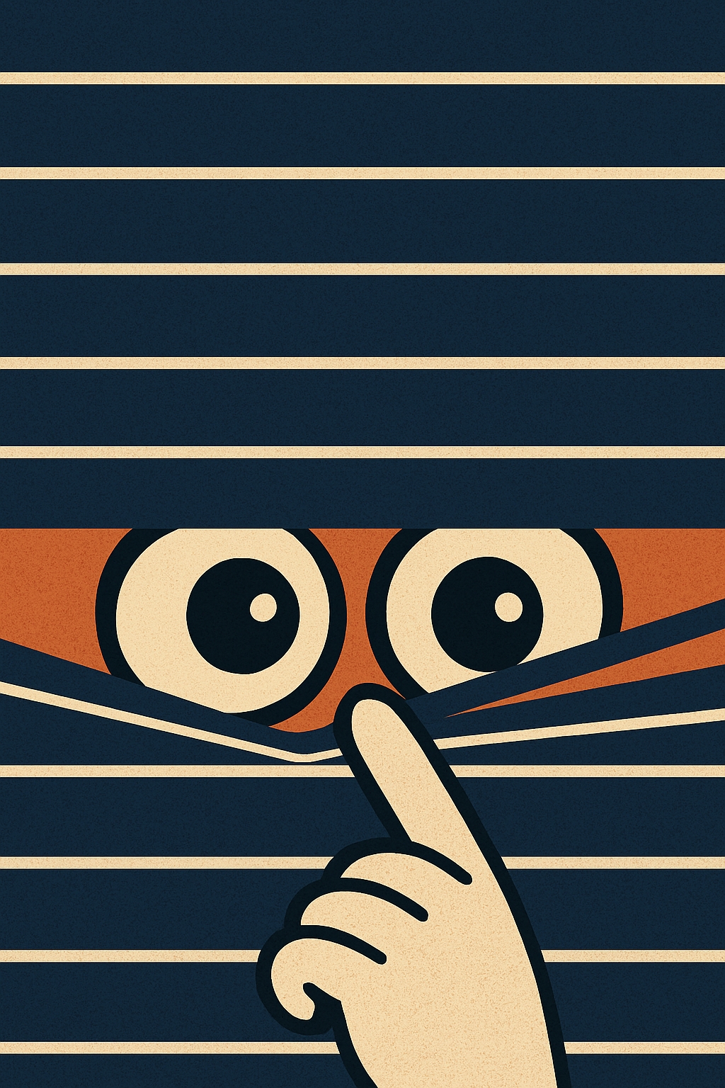 Whimsical Cartoon Eyes on Striped Background Phone Case Cover