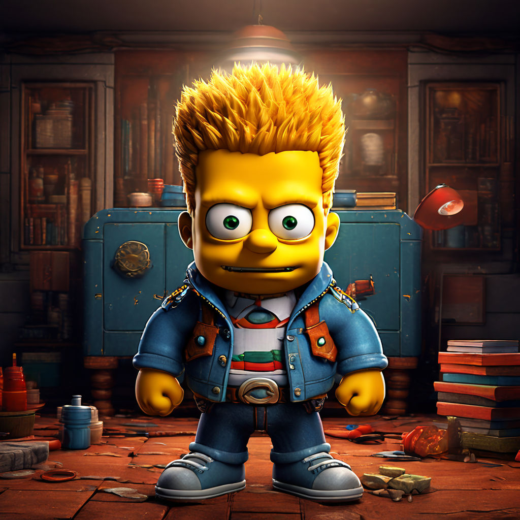 bart Simpson from the noncity 2050