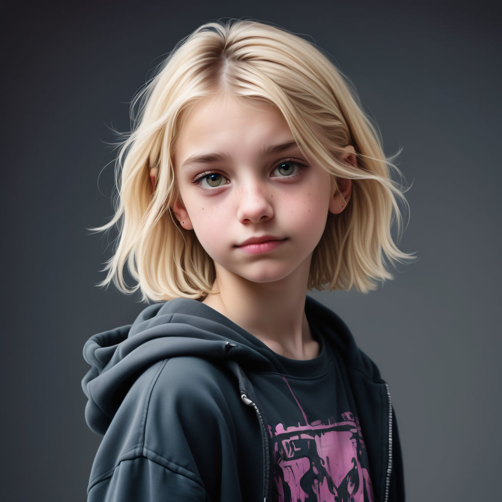 image of a young girl with light blonde hair