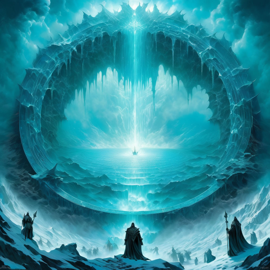 The ninth circle of hell is the Ice Lake Cocytus. Purgatory.... by ...