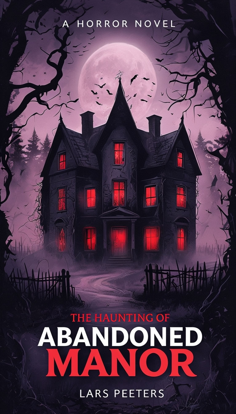 The Haunting of Abandoned Manor Gothic Horror EBook Cover