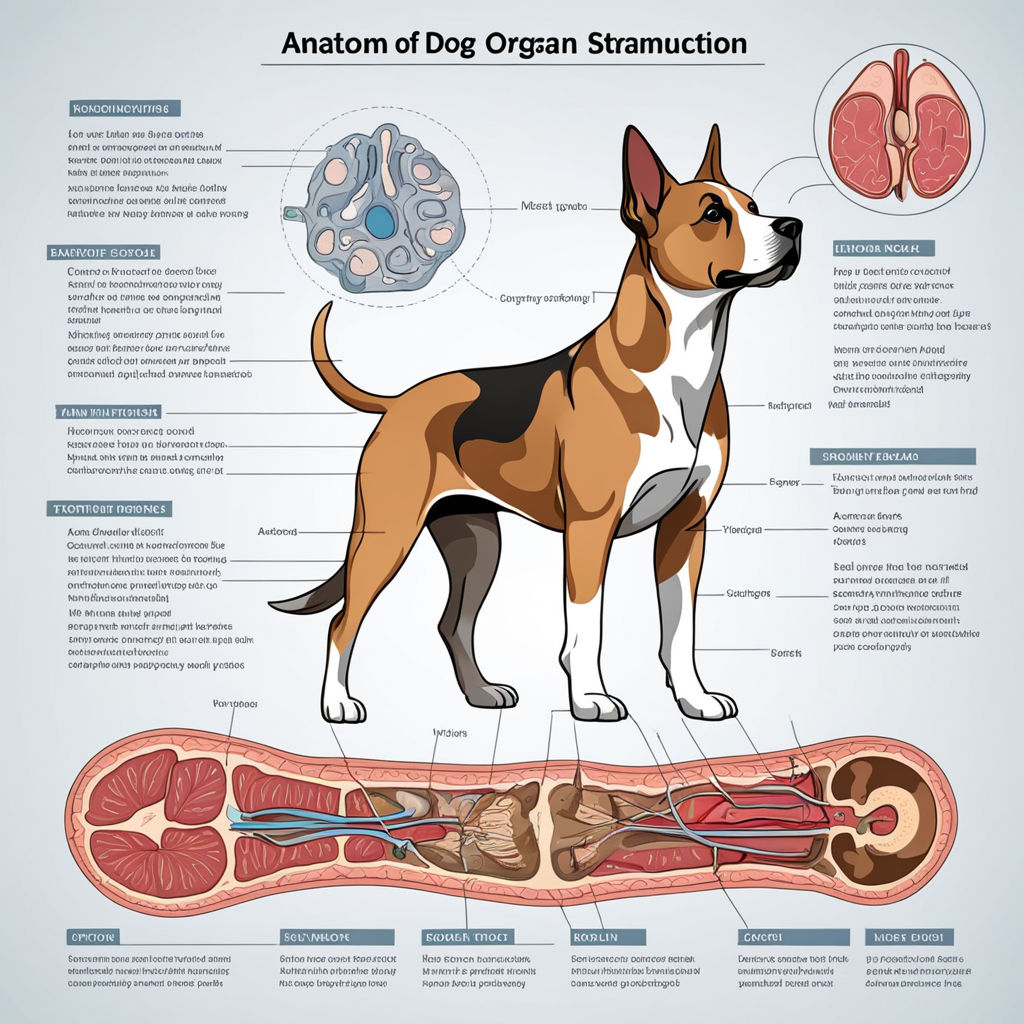 Anatomy of dog WITHwith inside organ structure examination v... by K