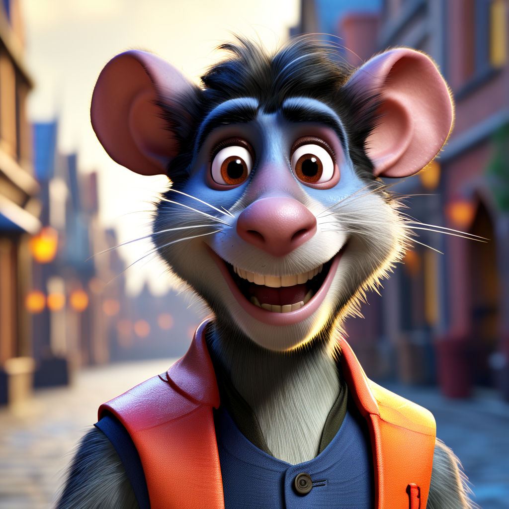 Rishi sunak portrayed as remy the rat character from flushed... by Kai ...